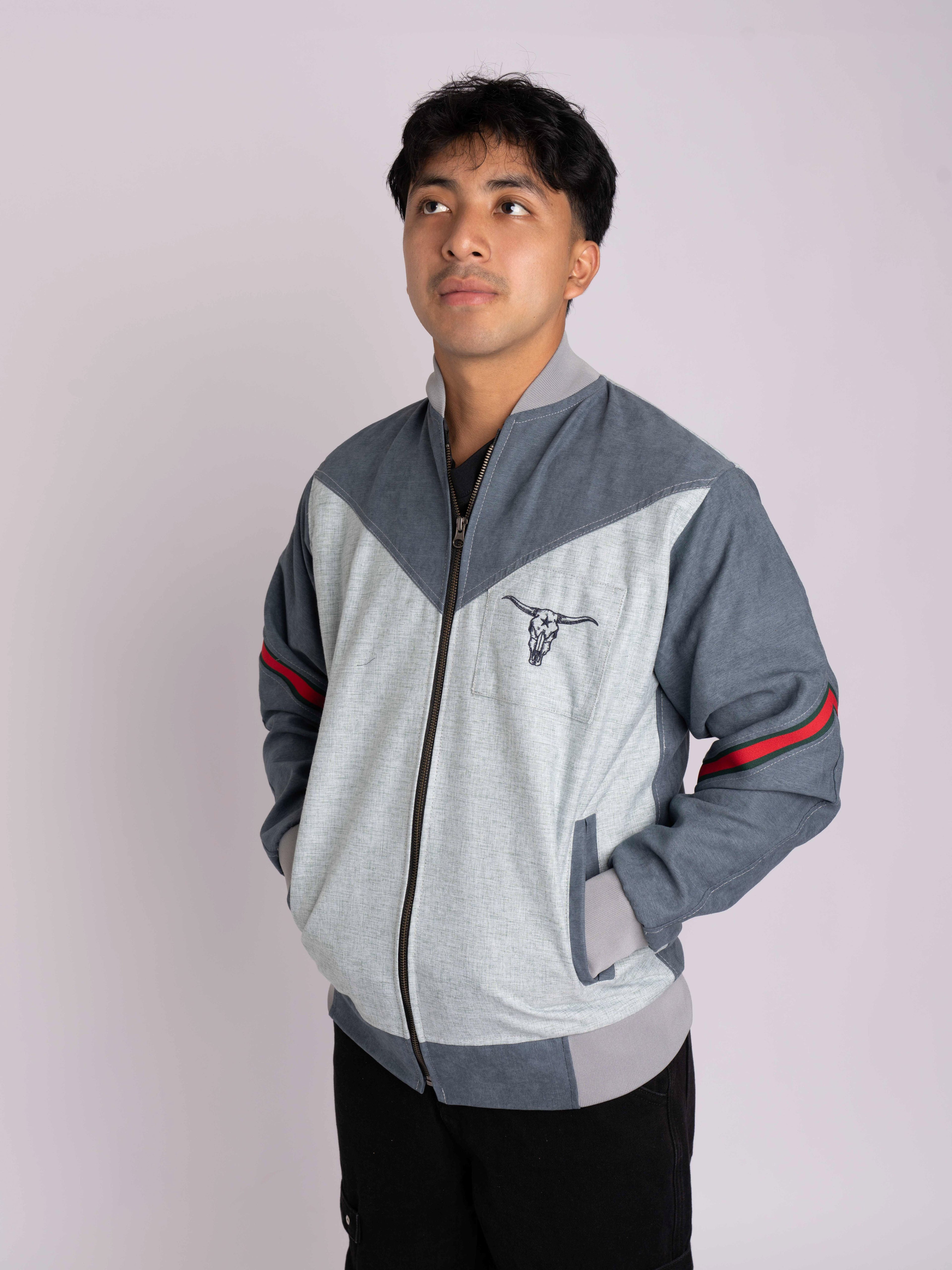 Two-Tone Track Jacket