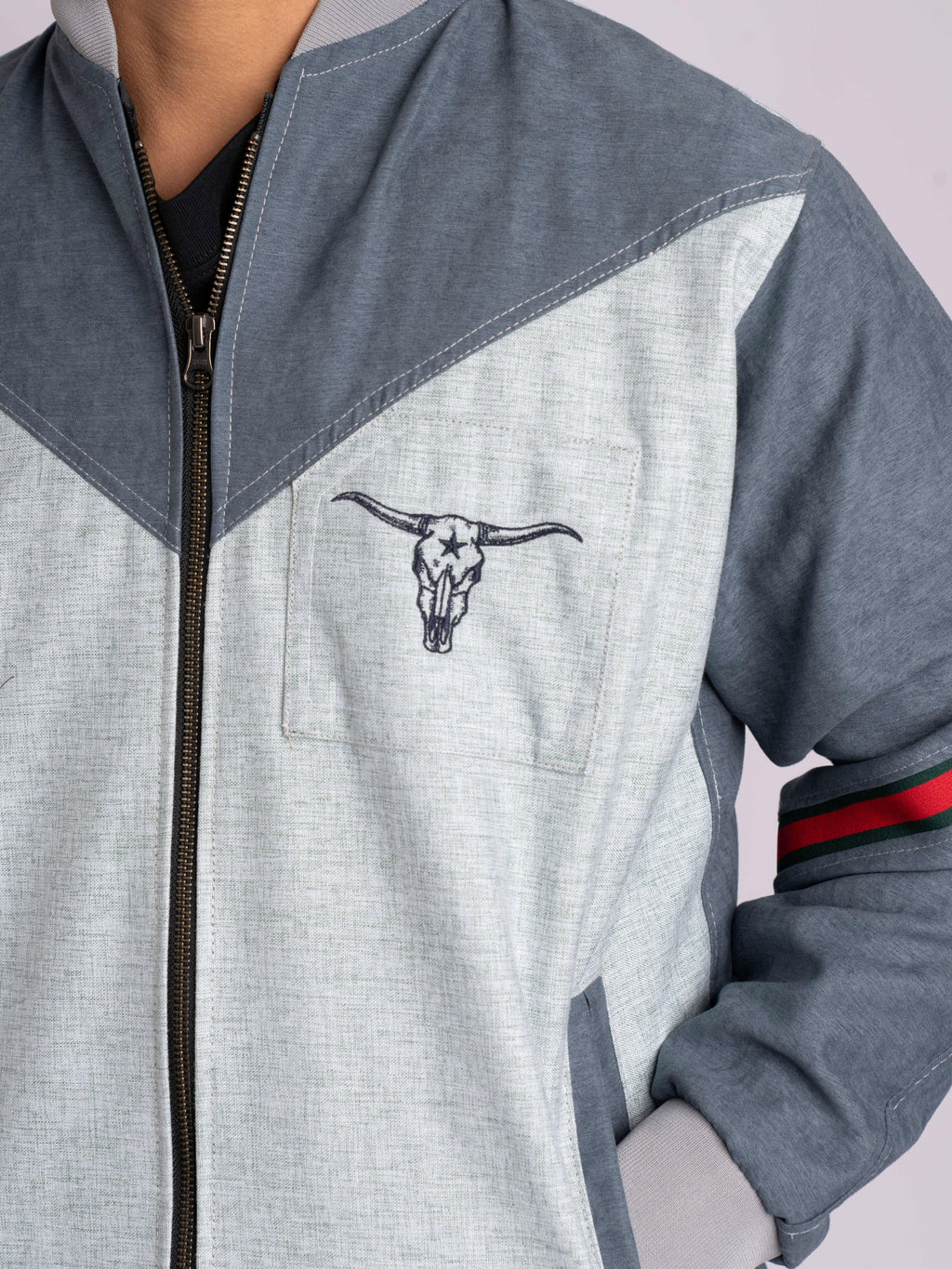 Two-Tone Track Jacket