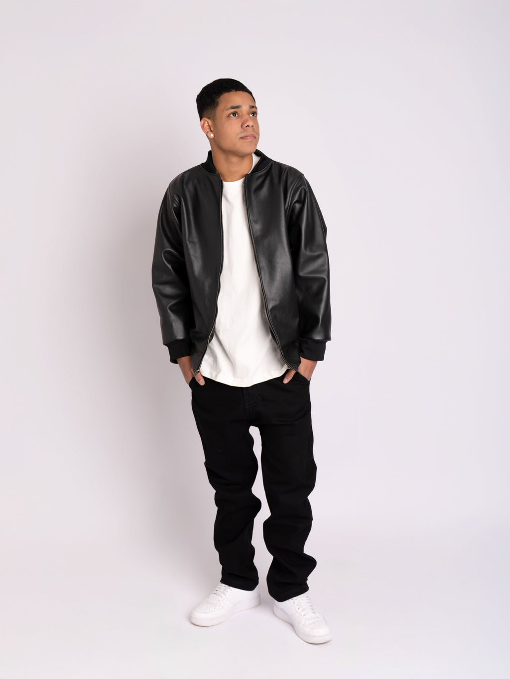 Cow Lether Jacket Black