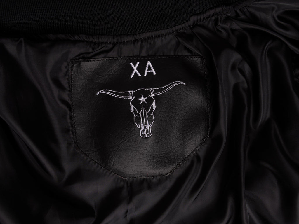 Cow Lether Jacket Black