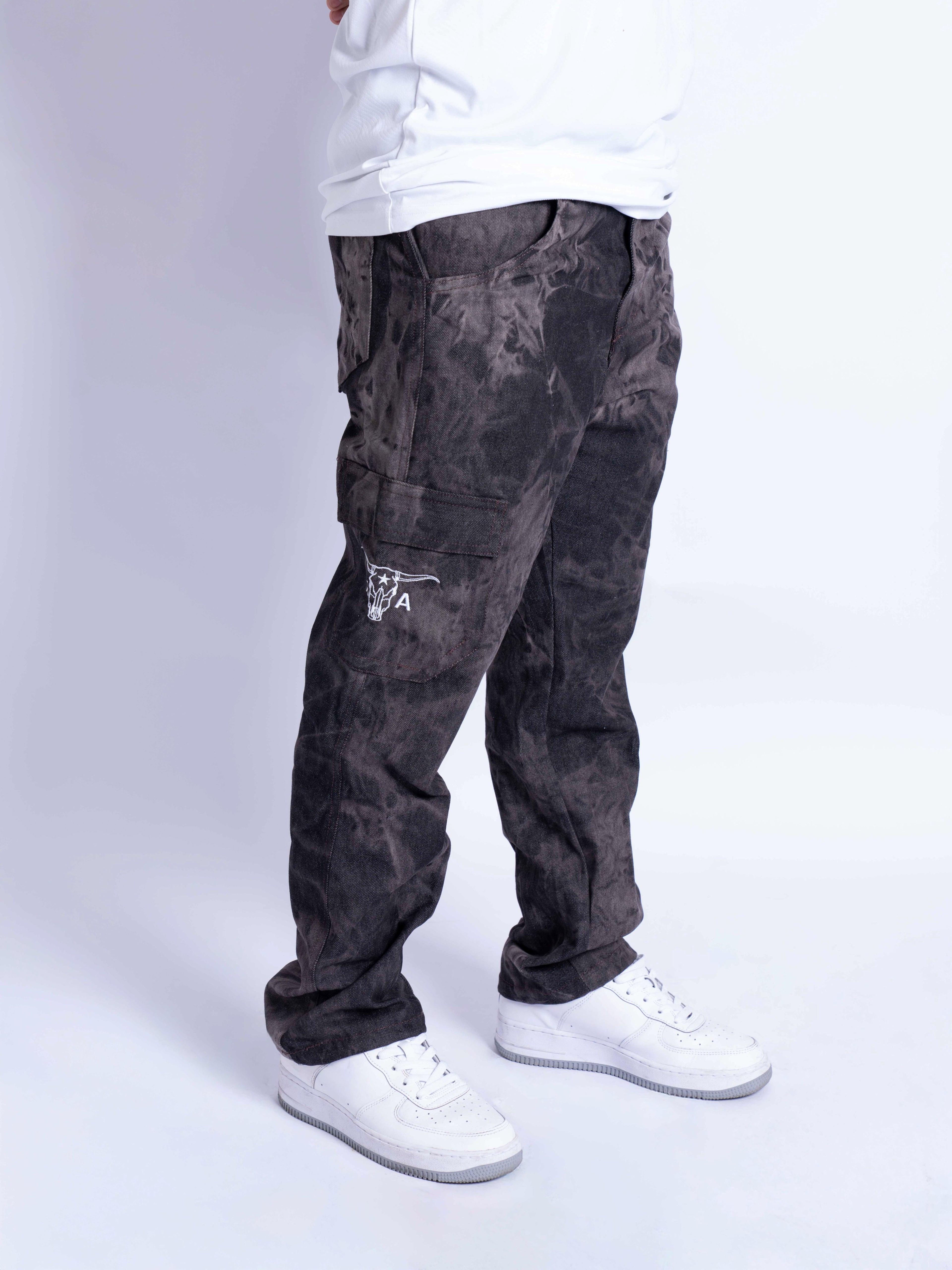 Black Smoke Cargo Pants